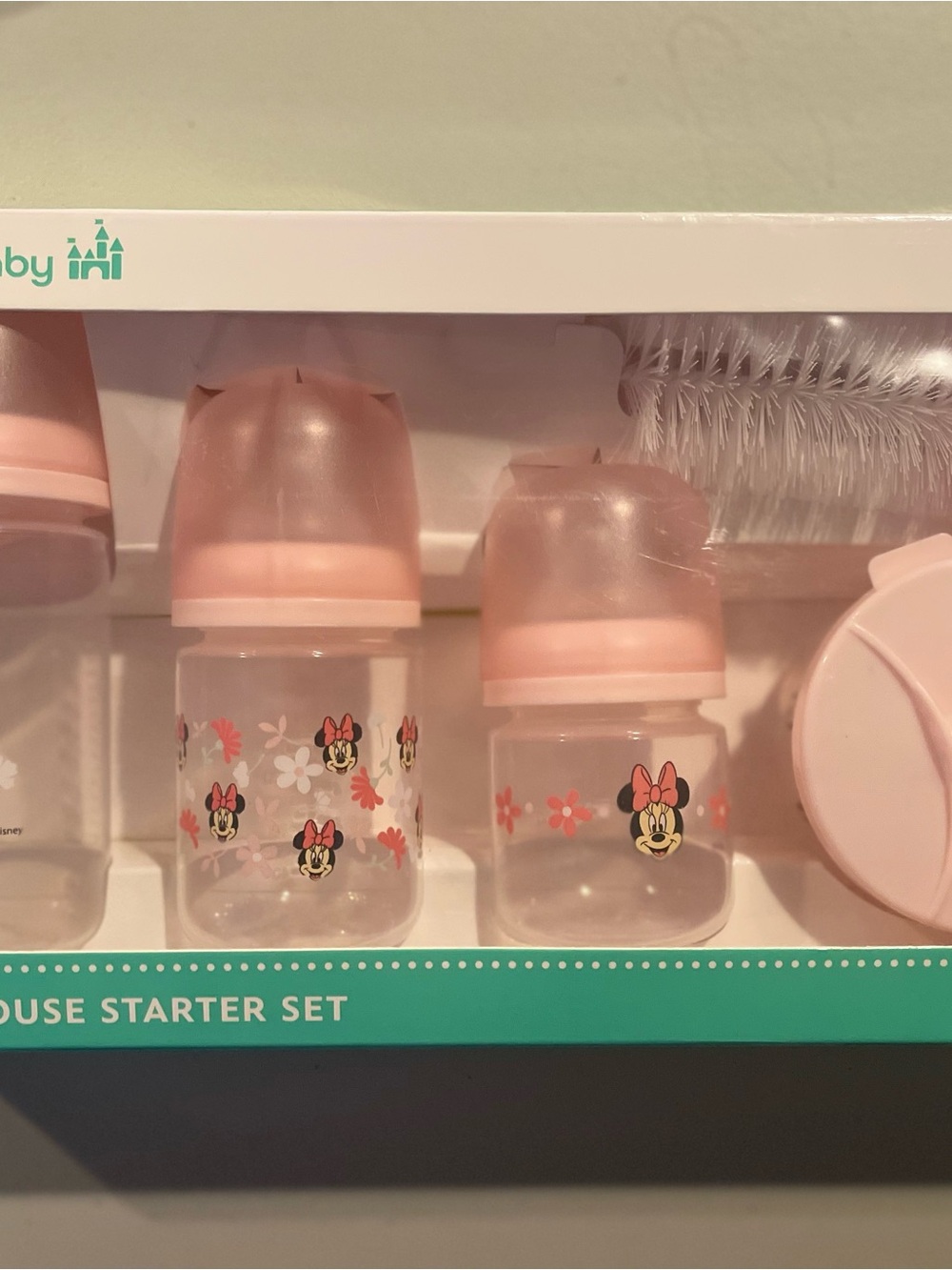 Disney Minnie Mouse Baby Bottle Starter Set - Pink